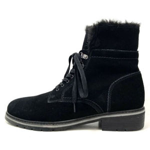 Blondo Vedette Black Suede Lace Up Waterproof  Ankle Boots Size 11M